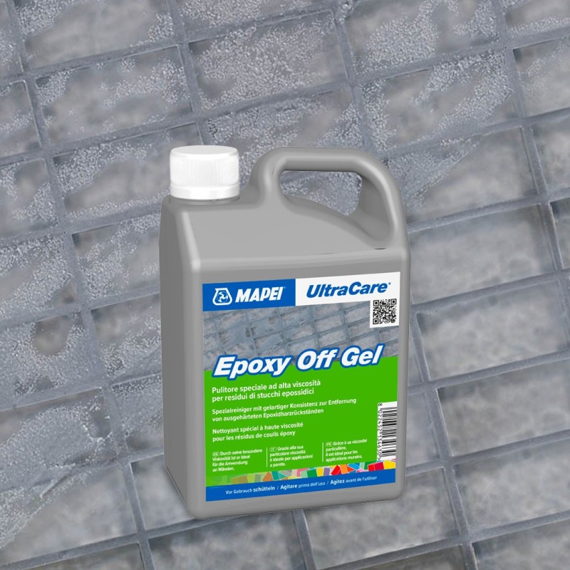 Специален почистващ препарат с висок вискозитет за отстраняване на остатъци от епоксидни продукти.