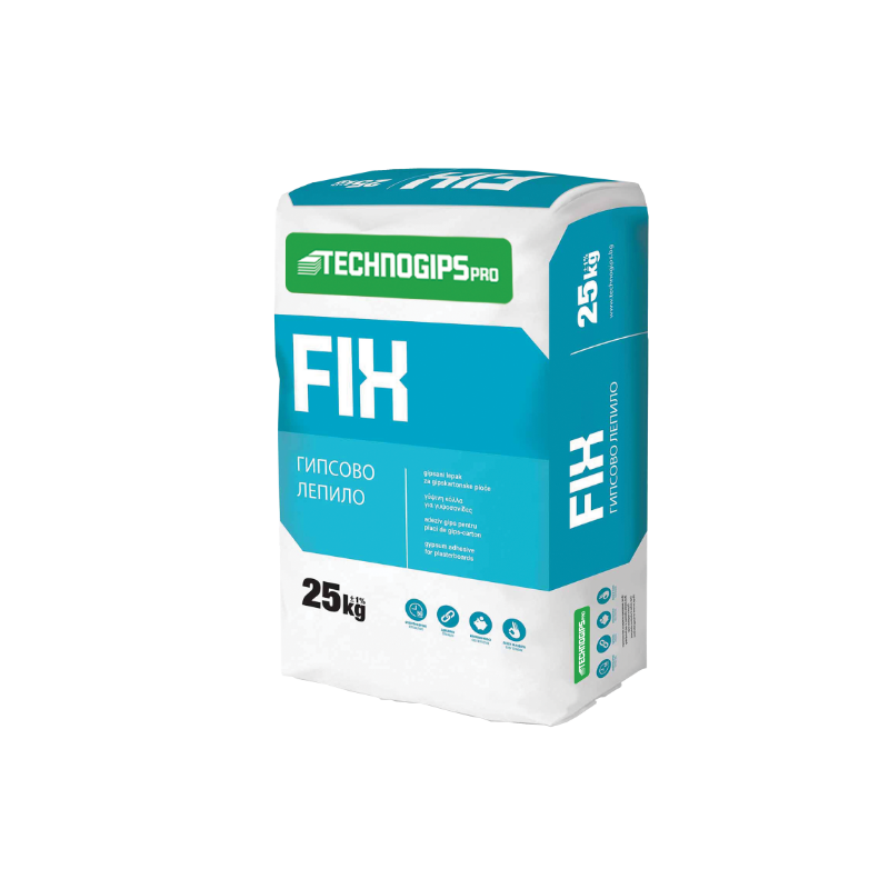 FIX гипсово лепило за гипсокартонени плоскости