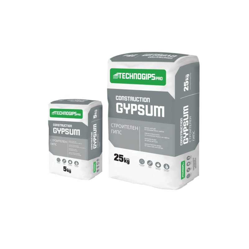 Бързосвързващ строителен гипс за директно приложение.