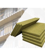 Каменна вата за контактни фасади.