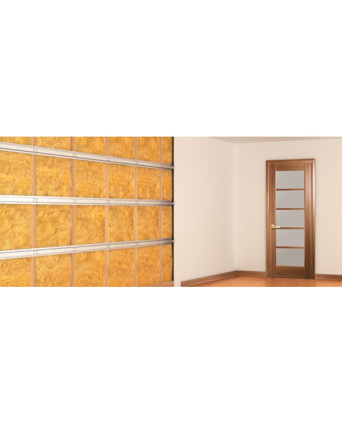 Изолация на преградни стени с каменна вата