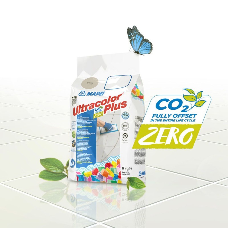 Фугираща смес с напълно компенсирани емисии на СО2, която издържа на времето.